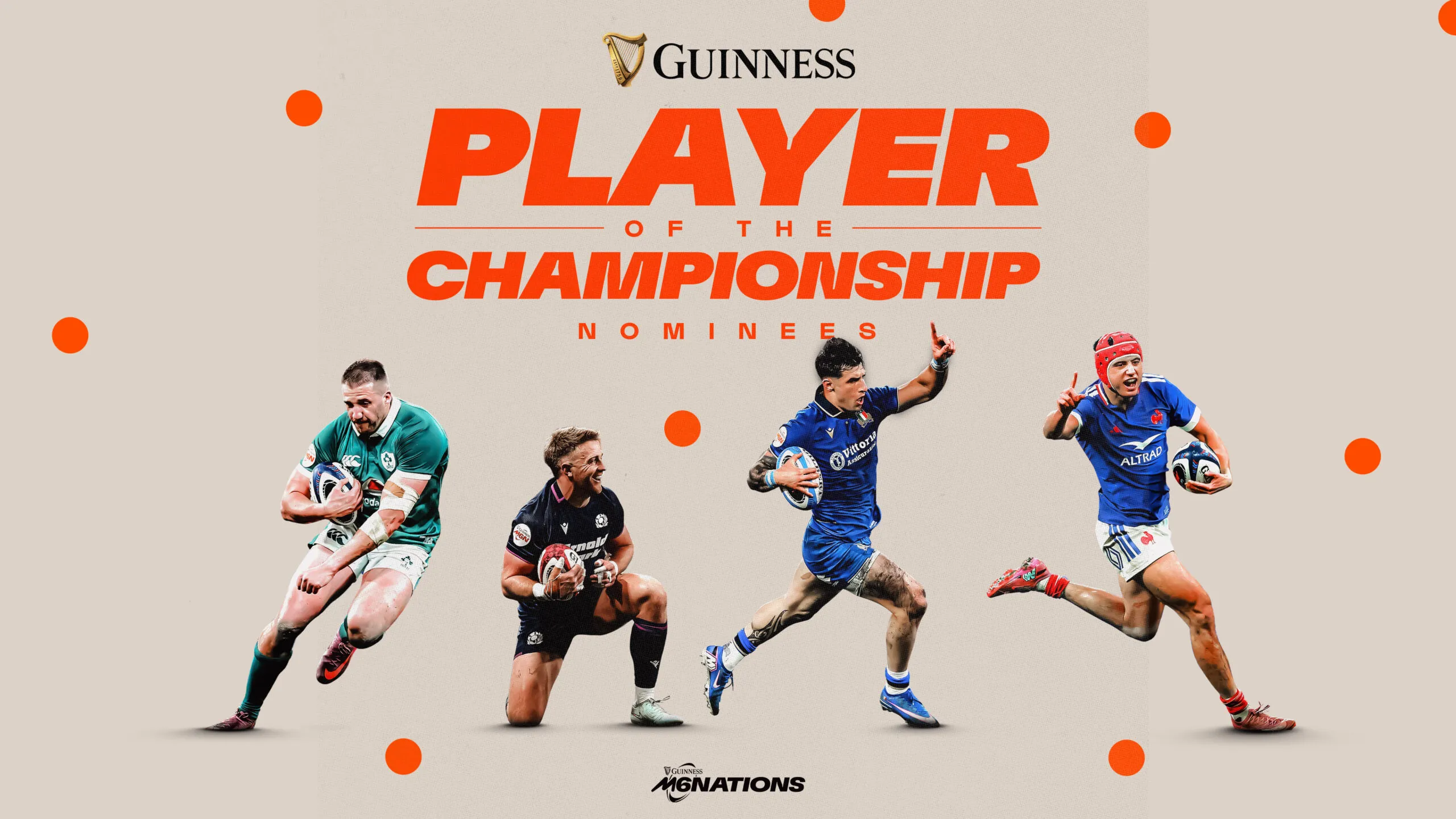 Three URC Stars notimated for the Six Nations Player of the Championship